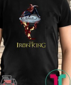 Spider Man reflection Iron Man The Iron King shirt