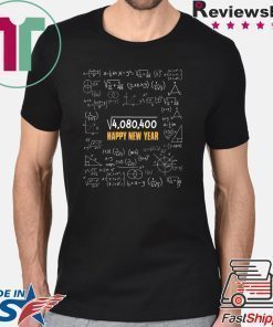 Square Root of 4080400 Happy New Year 2020 Funny Math T-Shirt