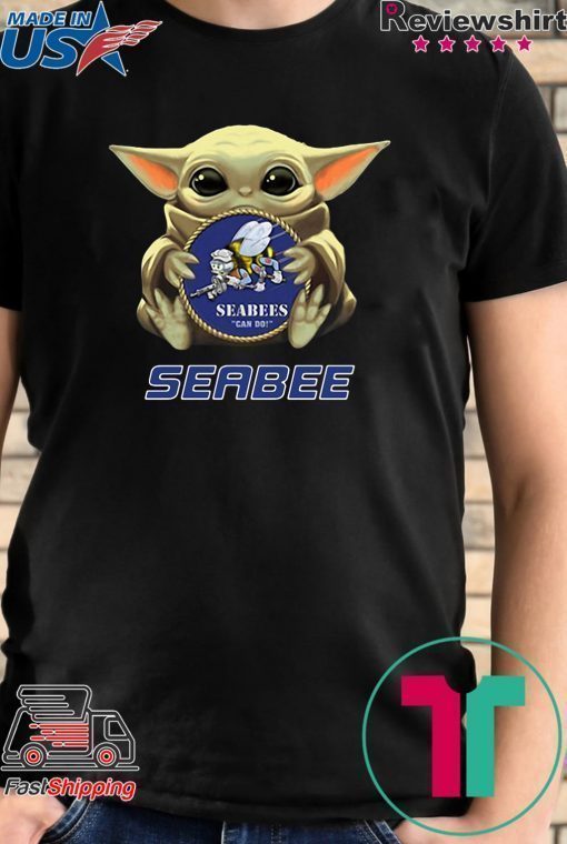 Star Wars Baby Yoda Hug Seabee Shirt