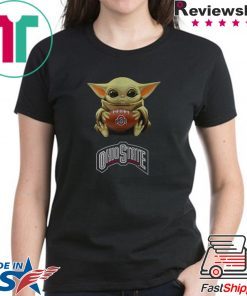 Star Wars Baby Yoda hug Ohio State Buckeyes shirt