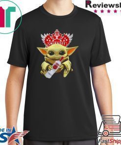 Star Wars Baby Yoda hug Smirnoff shirt