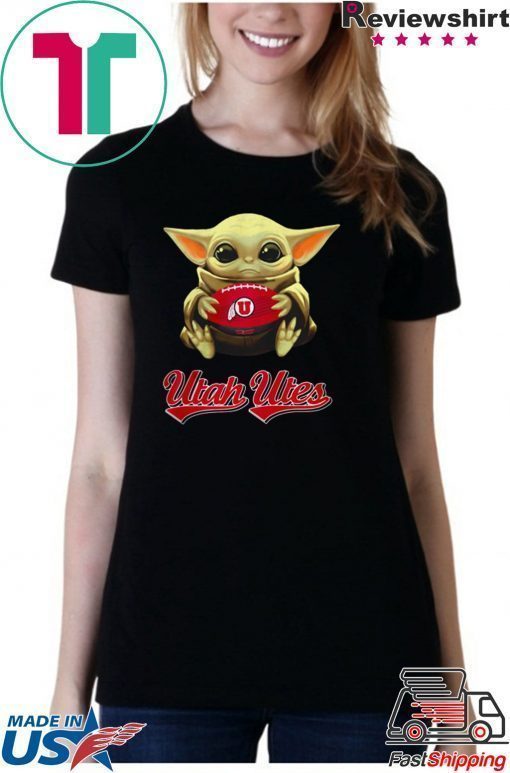 Star Wars Baby Yoda hug Utah Utes shirt