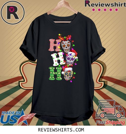 Sugar Skull Ho Ho Ho Christmas 2020 T-Shirt