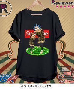 Supreme rick and morty 2020 t-shirt