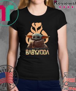 The Baby Yoda In The Mandalorian Skull Shirt