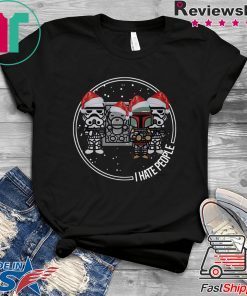 The Mandalorian Boba Fett I hate people christmas shirt