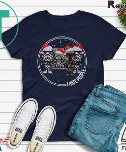 The Mandalorian Boba Fett I hate people christmas shirt