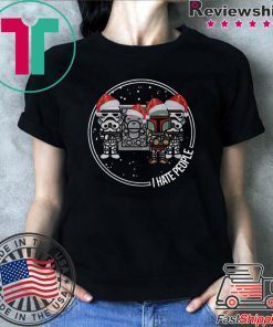The Mandalorian Boba Fett I hate people christmas shirt