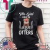 This Girl Runs On Jesus And Otters Shirt