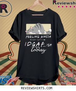 Tired Cat Feeling Kinda IDGAF Ish Today 2020 T-Shirt