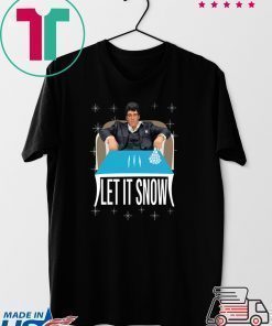 Tony Montana Walmart Cocaine Santa Let It Snow T-Shirt