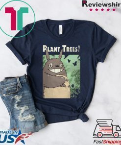 Totoro plant trees shirt