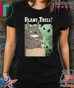 Totoro plant trees shirt