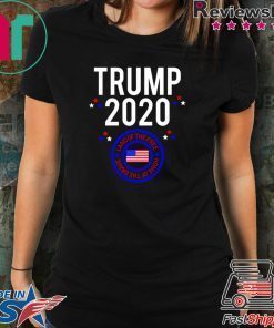 Trump 2020 President land of the free shirt