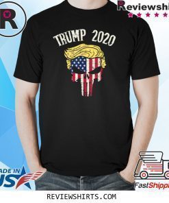 Trump 2020 Skull US Flag Shirt