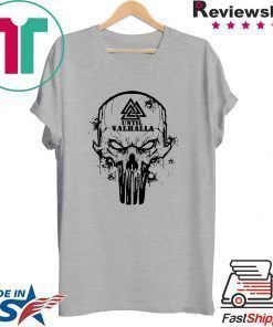 Viking Until Valhalla Skull Shirt