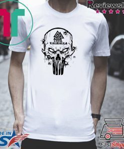 Viking Until Valhalla Skull Shirt