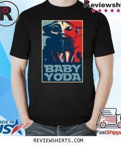 Vintage Baby Yoda Hope Poster Shirt