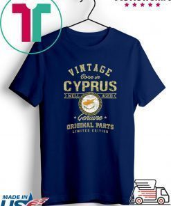 Vintage Cyprus In Qatar Well Aged Genuine Original Parts Limited Edition Shirt