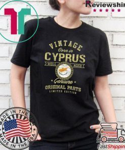 Vintage Cyprus In Qatar Well Aged Genuine Original Parts Limited Edition Shirt
