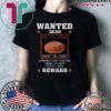 Wanted Dead Evil Clay Pigeon shoot on sight Reward shirt
