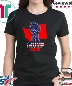 Washington For President Donald Trump 2020 Election Us Flag Shirt