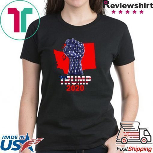 Washington For President Donald Trump 2020 Election Us Flag Shirt