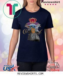 Yoda Baby hugs Crown Royal whisky wine shirt