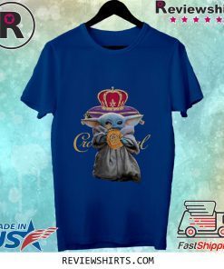 Yoda Baby hugs Crown Royal whisky wine shirt