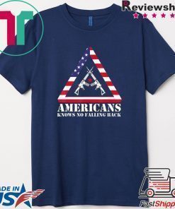 Abstract Americans Knows No Falling Back Shirt