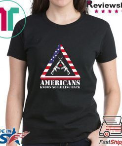 Abstract Americans Knows No Falling Back Shirt
