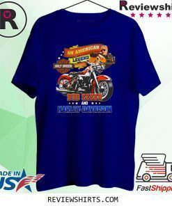 An American legend bob seger and Harley-Davidson shirt