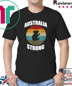 Australia Strong koala bear Retro Shirt