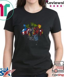 Avengers Huck Captain American Thor And Iron Man Shirt