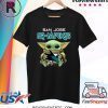 Baby Yoda Hug San Jose Sharks Shirt