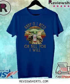 Baby Yoda coffee I need or kill you I will vintage shirt