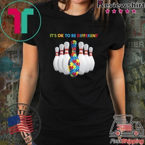 Bowling Autism it’s ok to be different shirt