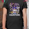 Chick - Fil - A Peach Bowl 2019 Champions Players Signatures shirt