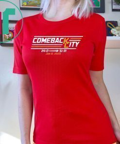 Comeback City Kansas City Football Shirt
