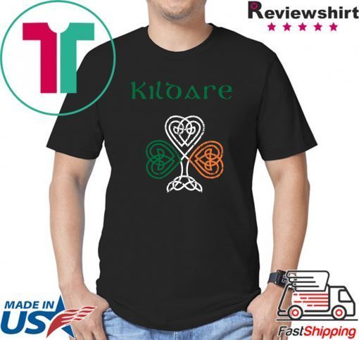 County Kildare Shamrock Ireland Flag, craic and ceol, Shirt