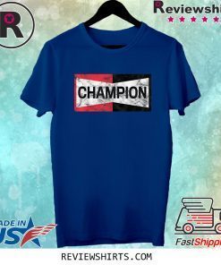 Distressed Champion Motor Sports Retro Spark Plug T-Shirt