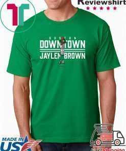 Downtown Jaylen Brown Boston Hoops Shirts