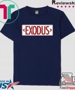 Exodus Exit Sign Haggadah Seder Plate Passover Matza Feast Shirt
