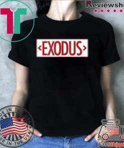 Exodus Exit Sign Haggadah Seder Plate Passover Matza Feast Shirt