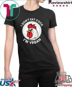 I don't eat cook i'm vegan Shirt