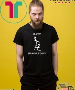 It Means Friendship In Chinese T-Shirt