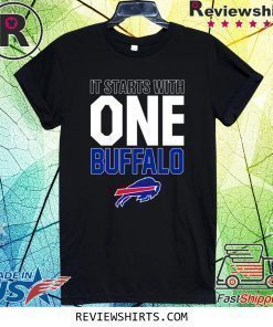 JOSH ALLEN IT STARTS WITH ONE BUFFALO SHIRT