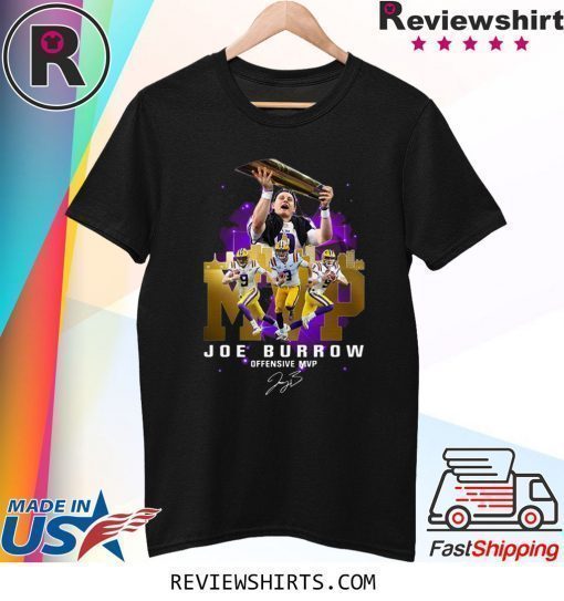 Joe Burrow Offensive MVP Signature Shirt