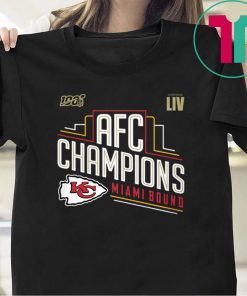 Kansas City Chiefs 2019 AFC Champions Gift T-Shirt
