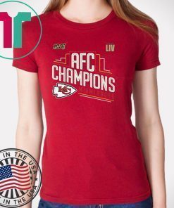 Kansas City Chiefs 2019 AFC Champions Shirts